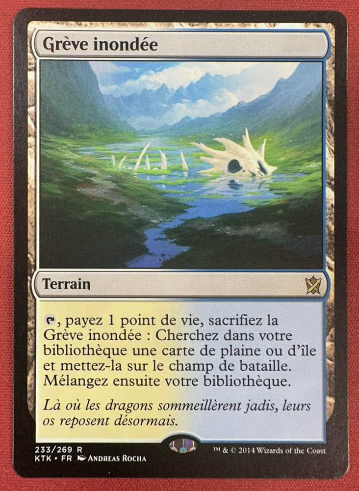 Flooded Strand French [Khans of Tarkir]