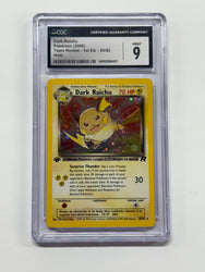 Dark Raichu (83/82) [Team Rocket 1st Edition] Graded CGC 9