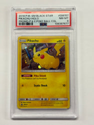 Pikachu (SM157) [Sun & Moon: Black Star Promos] Graded PSA 8