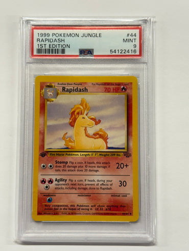 Rapidash (44/64) [Jungle 1st Edition] Graded PSA 9