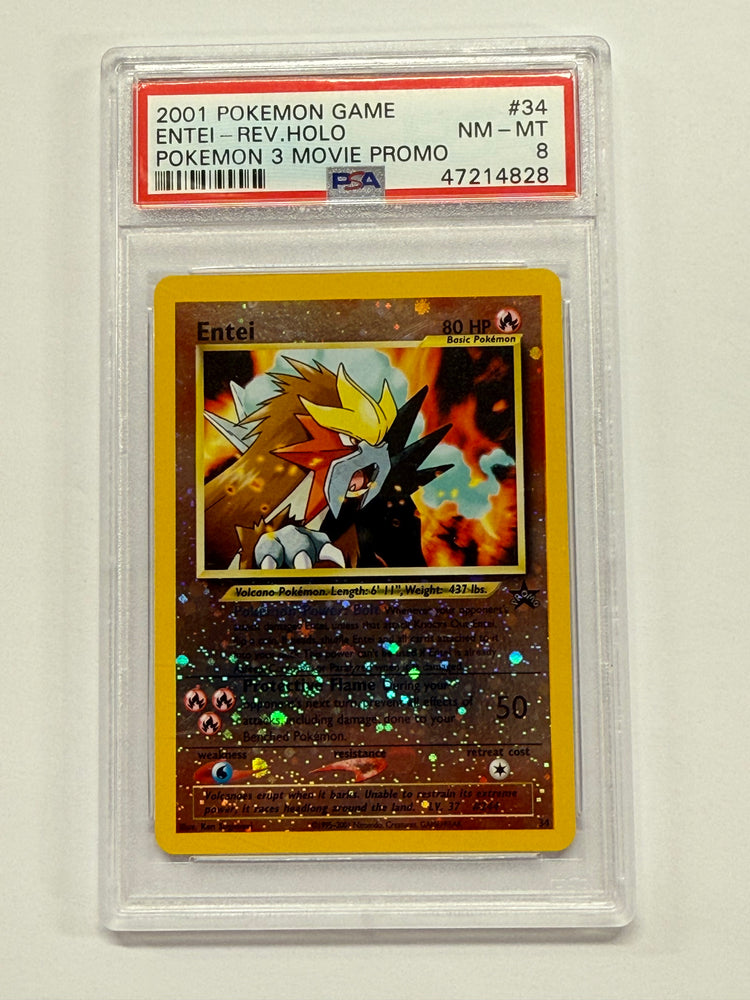 Entei (34) [Wizards of the Coast: Black Star Promos] Graded PSA 8
