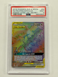 Moltres & Zapdos & Articuno GX (69/68) [Sun & Moon: Hidden Fates] Graded PSA 9