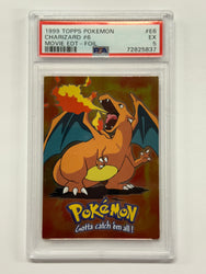Topps 1999 Charizard Foil Graded PSA 5