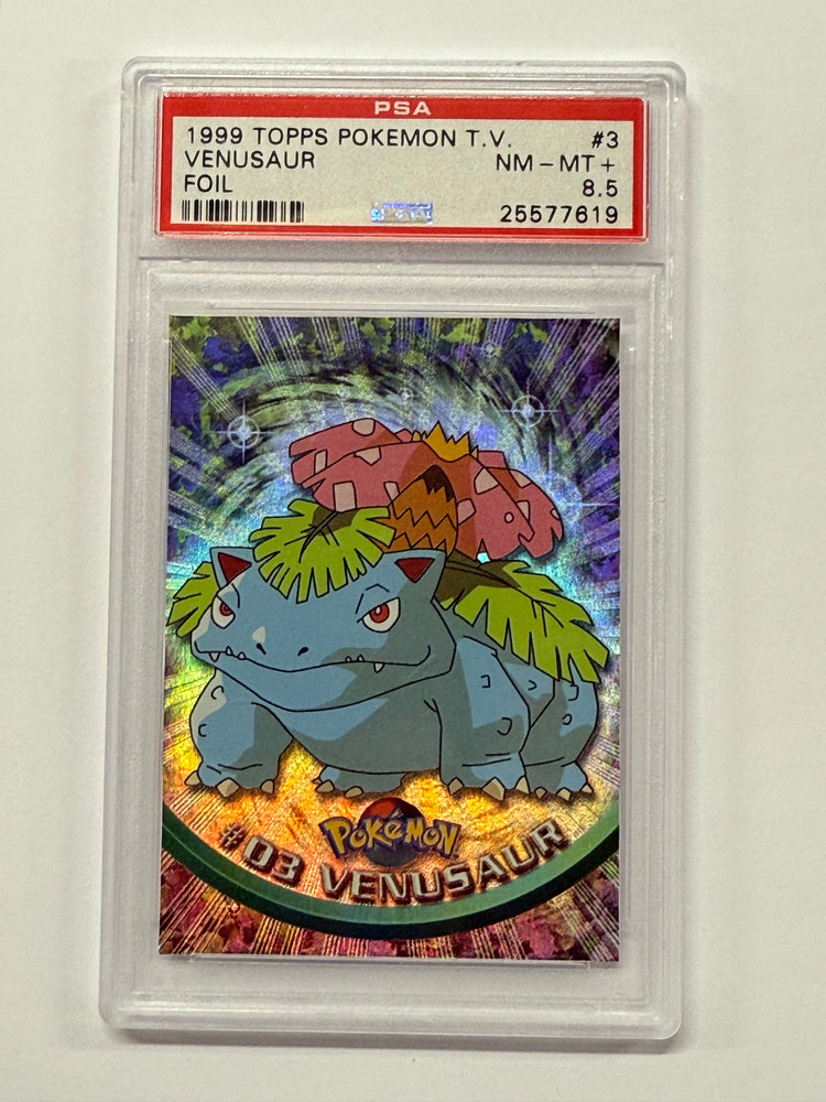 Topps 1999 Venusaur Foil Graded PSA 8.5