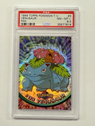 Topps 1999 Venusaur Foil Graded PSA 8.5