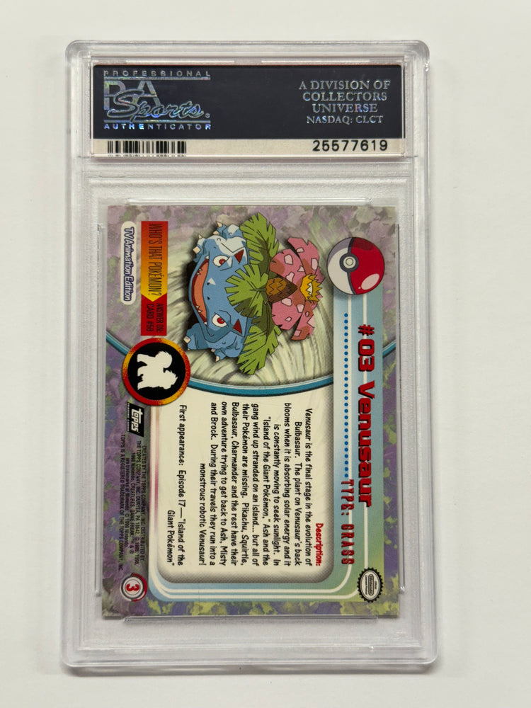 Topps 1999 Venusaur Foil Graded PSA 8.5