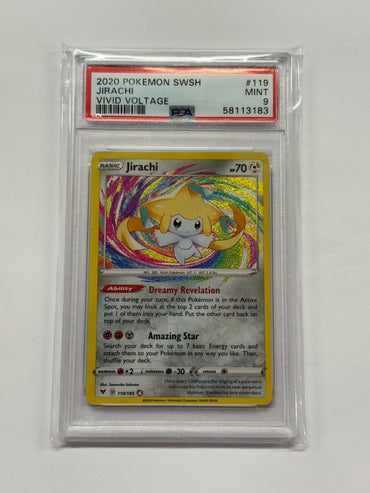 Jirachi (119/185) [Sword & Shield: Vivid Voltage] Graded PSA 9