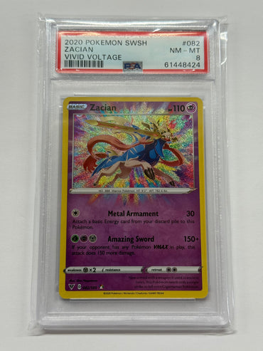 Zacian (082/185) [Sword & Shield: Vivid Voltage] Graded PSA 8