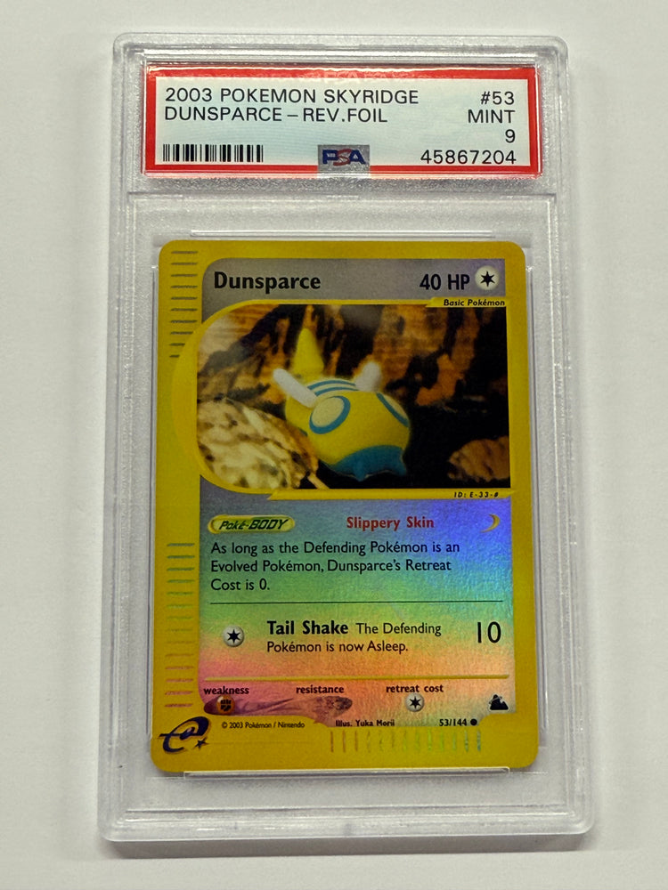 Dunsparce (53/144) Reverse Holo [Skyridge] Graded PSA 9