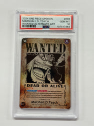 Marshall.D.Teach (Wanted Poster) [Emperors in the New World] Graded PSA 10