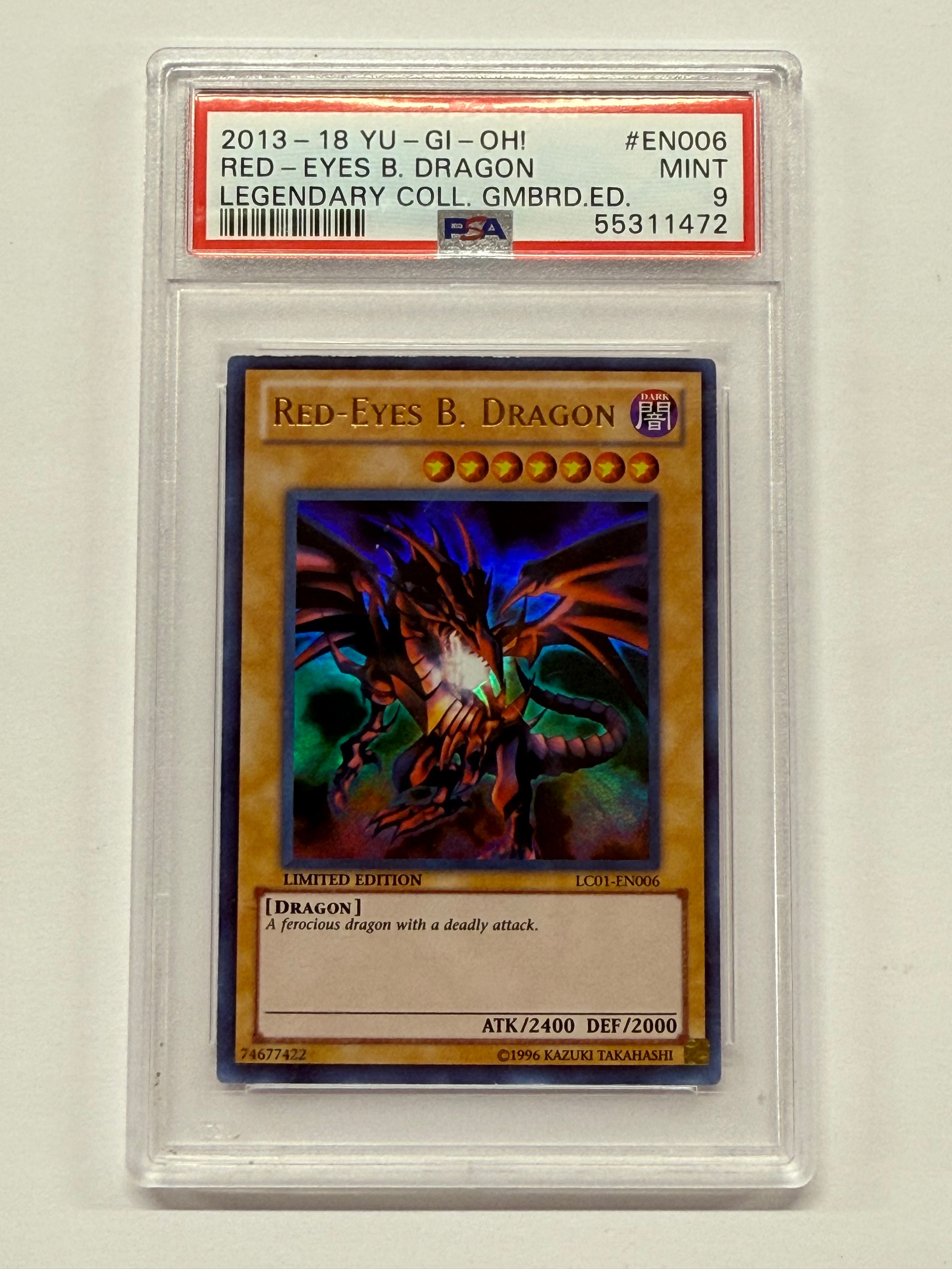 Red-Eyes B. Dragon [LC01-EN006] Ultra Rare Graded PSA 9