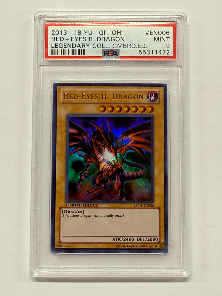 Red-Eyes B. Dragon [LC01-EN006] Ultra Rare Graded PSA 9