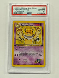 Sabrina's Hypno (56/132) [Gym Challenge 1st Edition] Graded PSA 10
