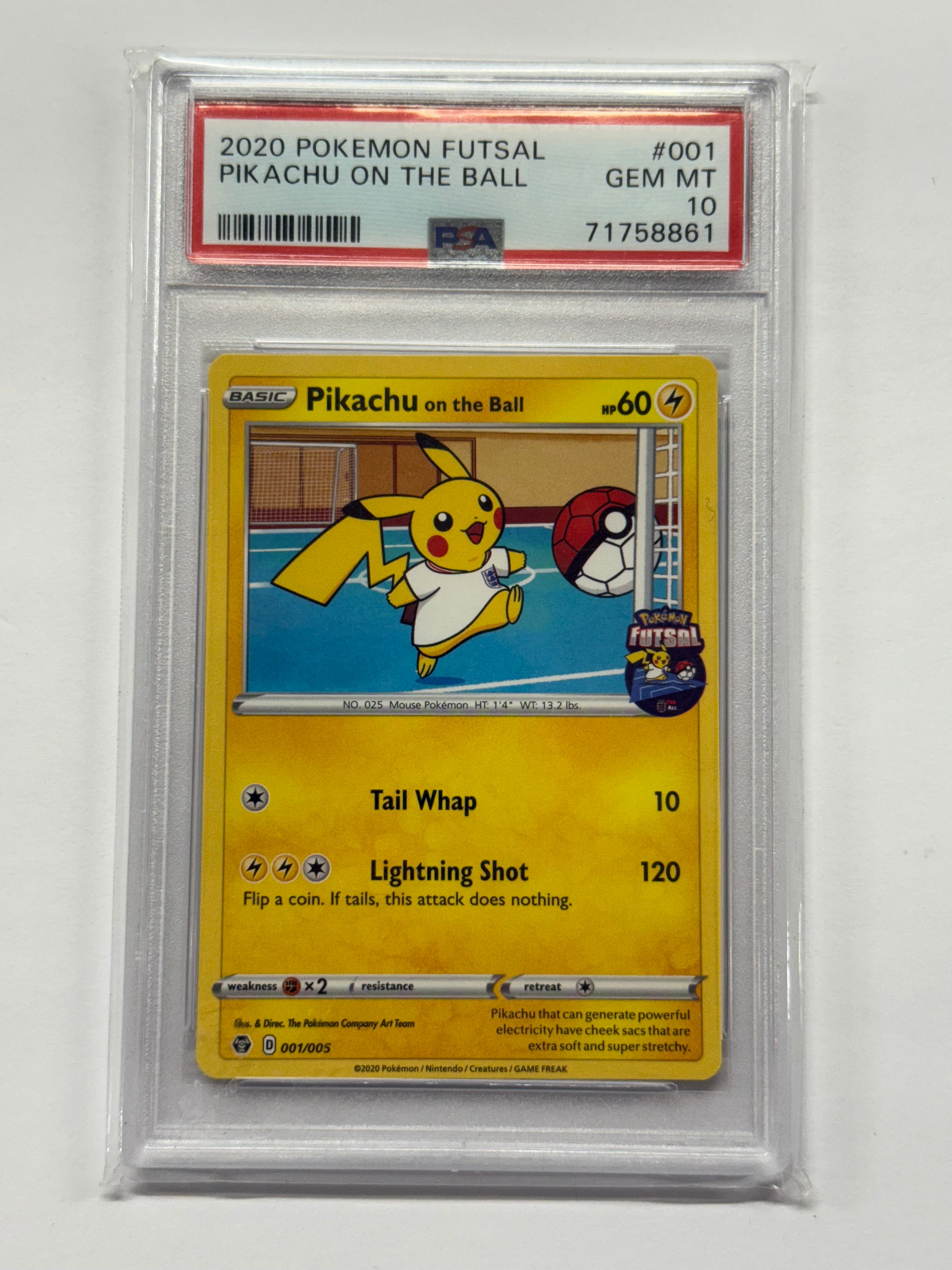 Pikachu on the Ball (001/005) [Miscellaneous Cards] Graded PSA 10