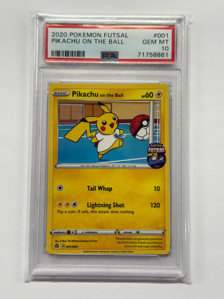 Pikachu on the Ball (001/005) [Miscellaneous Cards] Graded PSA 10