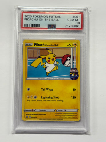Pikachu on the Ball (001/005) [Miscellaneous Cards] Graded PSA 10