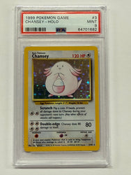Chansey (3/102) [Base Set Unlimited] Graded PSA 9