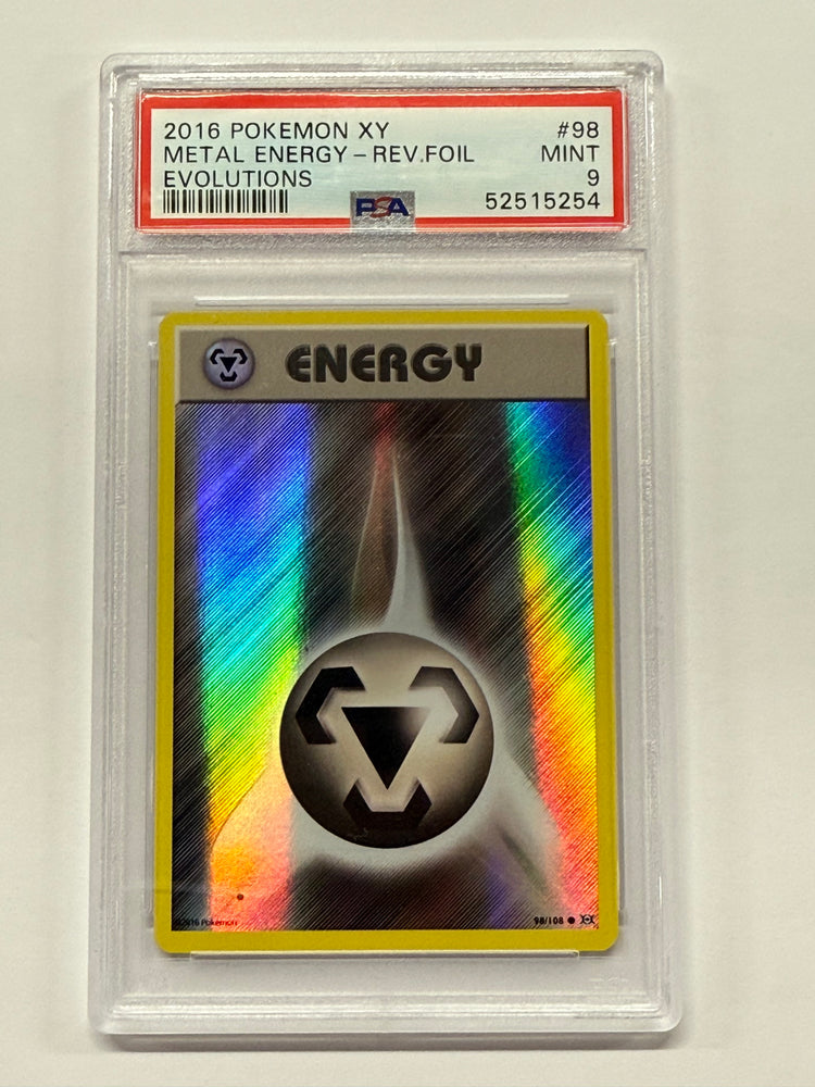 Metal Energy (98/108) Reverse Holo [XY: Evolutions] Graded PSA 9