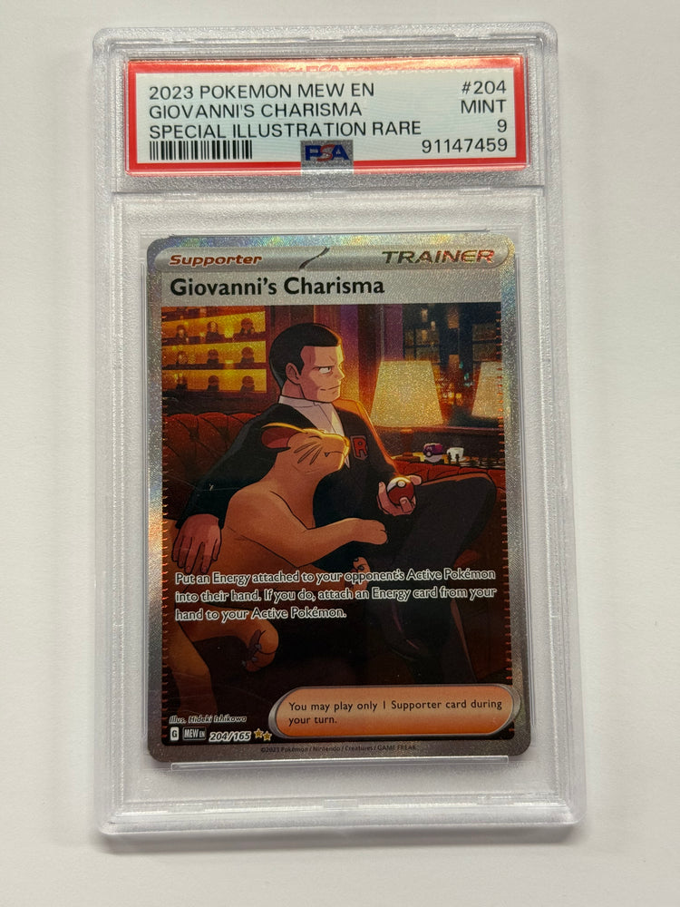 Giovanni's Charisma (204/165) [Scarlet & Violet 151] Graded PSA 9