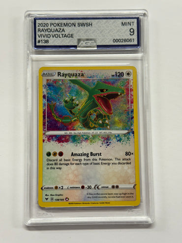 Rayquaza (138/185) [Sword & Shield: Vivid Voltage] Graded AGS 9