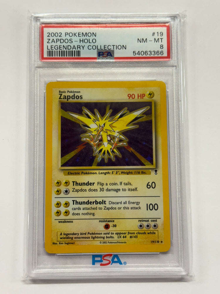 Zapdos (19/110) [Legendary Collection] Graded PSA 8