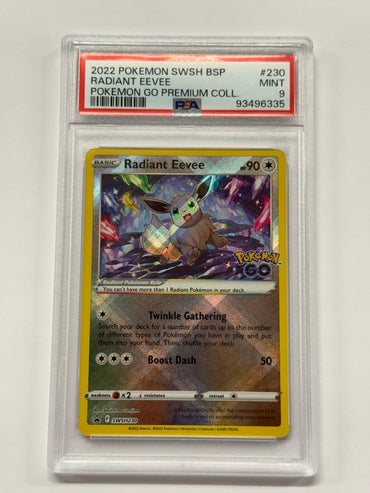 Radiant Eevee (SWSH230) [Sword & Shield: Black Star Promos] Graded PSA 9