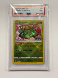 Radiant Venusaur (004/078) [Pokémon GO] Graded PSA 9