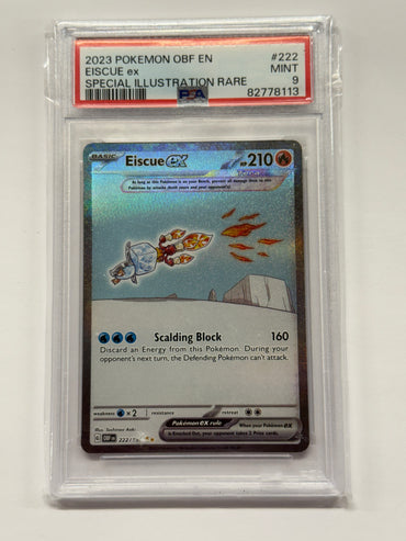 Eiscue ex (222/197) [Scarlet & Violet: Obsidian Flames] Graded PSA 9