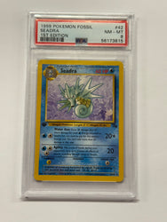 Seadra (42/62) [Fossil 1st Edition] Graded PSA 8