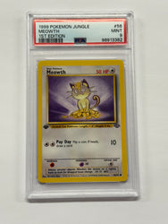 Meowth (56/64) [Jungle 1st Edition] Graded PSA 9