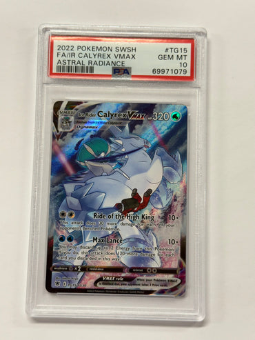 Ice Rider Calyrex VMAX (TG15/TG30) [Sword & Shield: Astral Radiance] Graded PSA 10