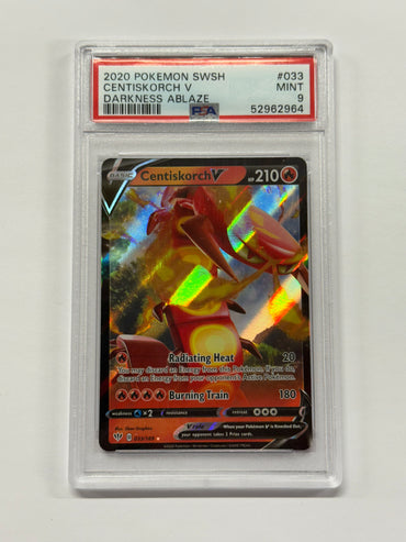 Centiskorch V (033/189) [Sword & Shield: Darkness Ablaze] Graded PSA 9