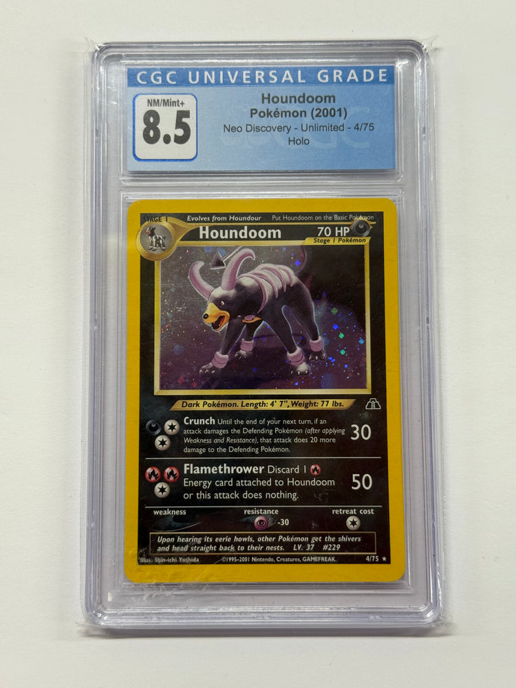 Houndoom (4/75) [Neo Discovery Unlimited] Graded CGC 8.5