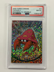 Topps 2000 Parasect Sparkle Graded PSA 8