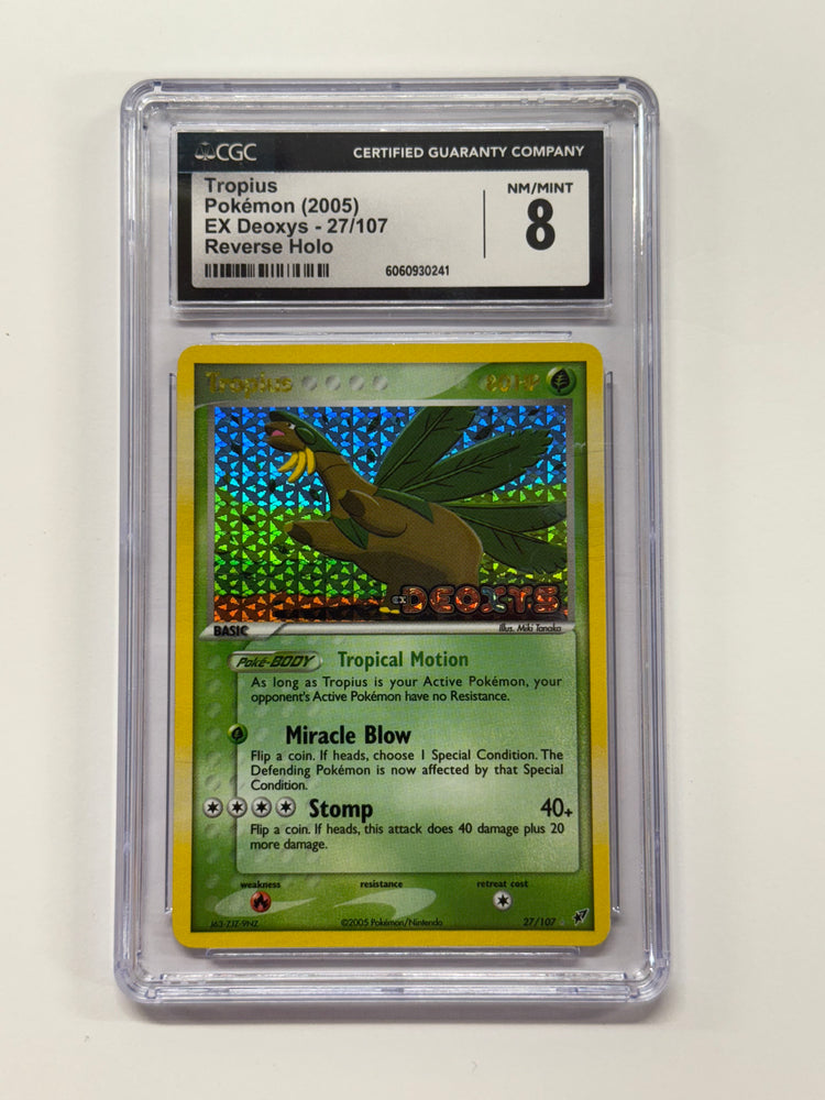 Tropius (27/107) (Stamped) [EX: Deoxys] Graded CGC 8