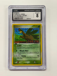 Tropius (27/107) (Stamped) [EX: Deoxys] Graded CGC 8