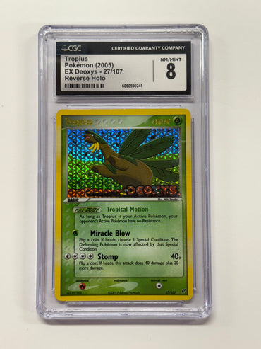 Tropius (27/107) (Stamped) [EX: Deoxys] Graded CGC 8