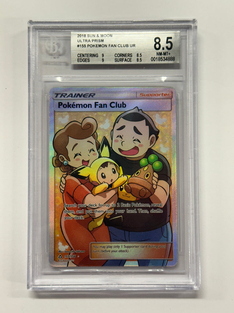 Pokemon Fan Club (155/156) [Sun & Moon: Ultra Prism] Graded BGS 8.5