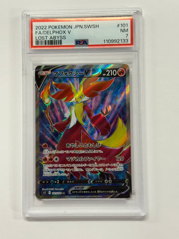 Delphox V (101/100) [Lost Abyss] Japanese Graded PSA 7