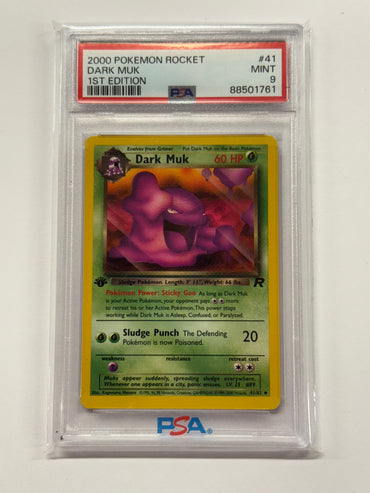 Dark Muk (41/82) [Team Rocket 1st Edition] Graded PSA 9