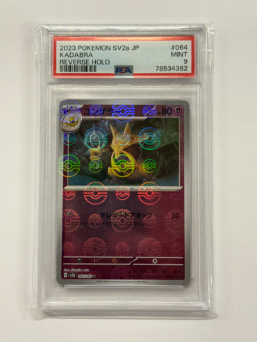 Kadabra (064/165) Reverse Holo Japanese Graded PSA 9