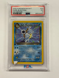 Dark Blastoise (20/82) [Team Rocket 1st Edition] Graded PSA 5