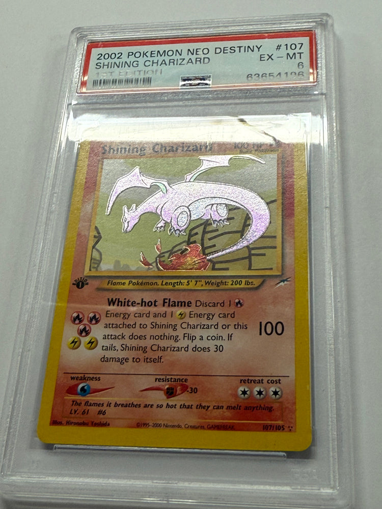 Shining Charizard (107/105) [Neo Destiny 1st Edition] Graded PSA 6