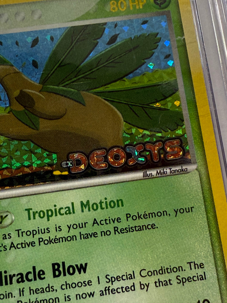 Tropius (27/107) (Stamped) [EX: Deoxys] Graded CGC 8