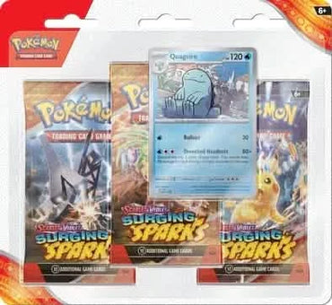 POKEMON SV8 SURGING SPARKS 3PK BLISTER