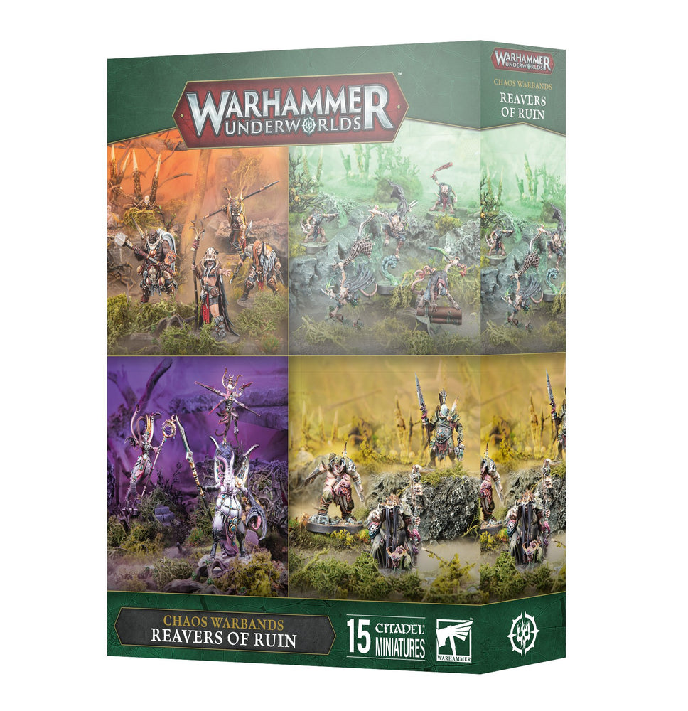 WARHAMMER UNDERWORLDS REAVERS OF RUIN CHAOS WARBANDS