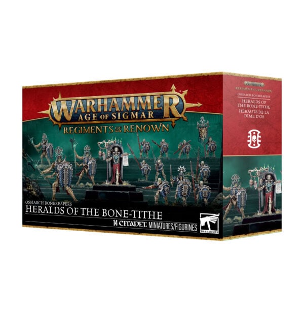 WARHAMMER: AGE OF SIGMAR OSSIARCH BONEREAPERS HERALDS OF THE BONE-TITHE