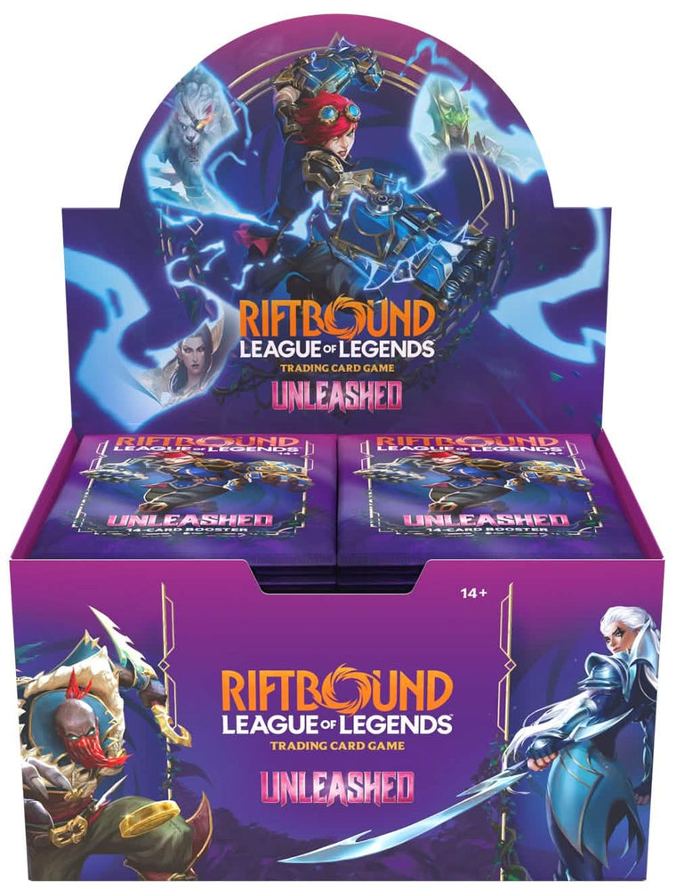 RIFTBOUND LEAGUE OF LEGENDS TCG UNLEASHED BOOSTER BOX (LIMIT 6)