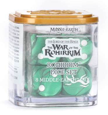 LORD OF THE RINGS MIDDLE-EARTH ROHIRRIM DICE SET OF 8