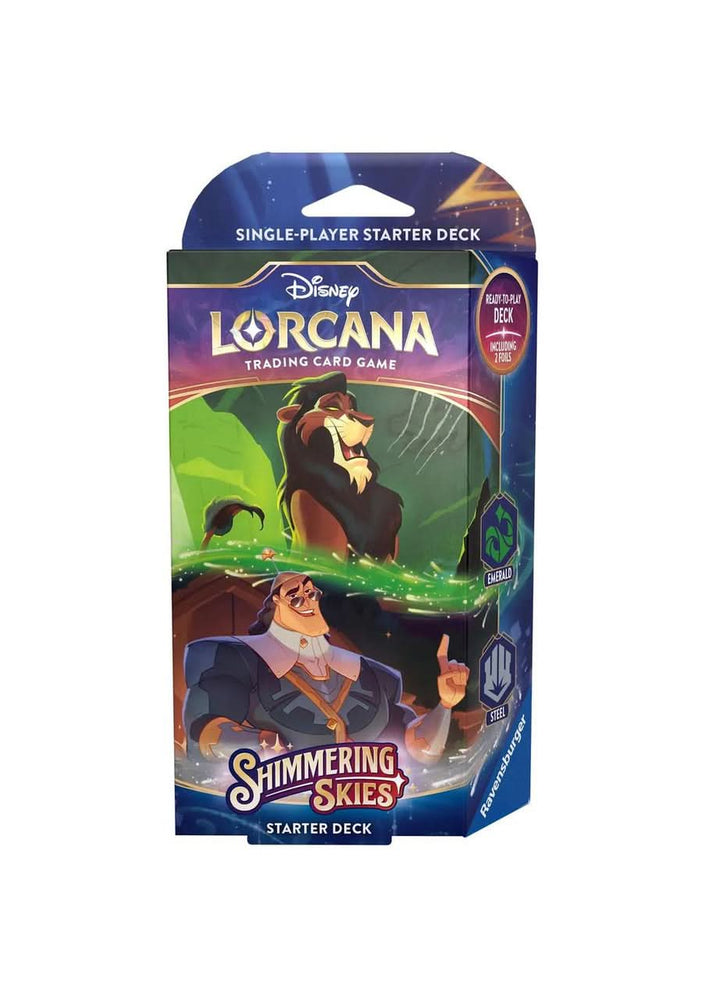 DISNEY LORCANA SHIMMERING SKIES STARTER DECK